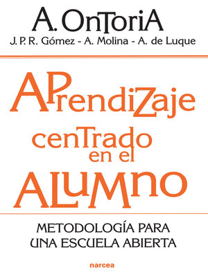 cover image of Aprendizaje centrado en el alumno